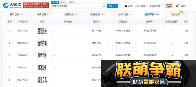 荣耀自研魔法大模型-连续申请多项“魔法”系列商标！